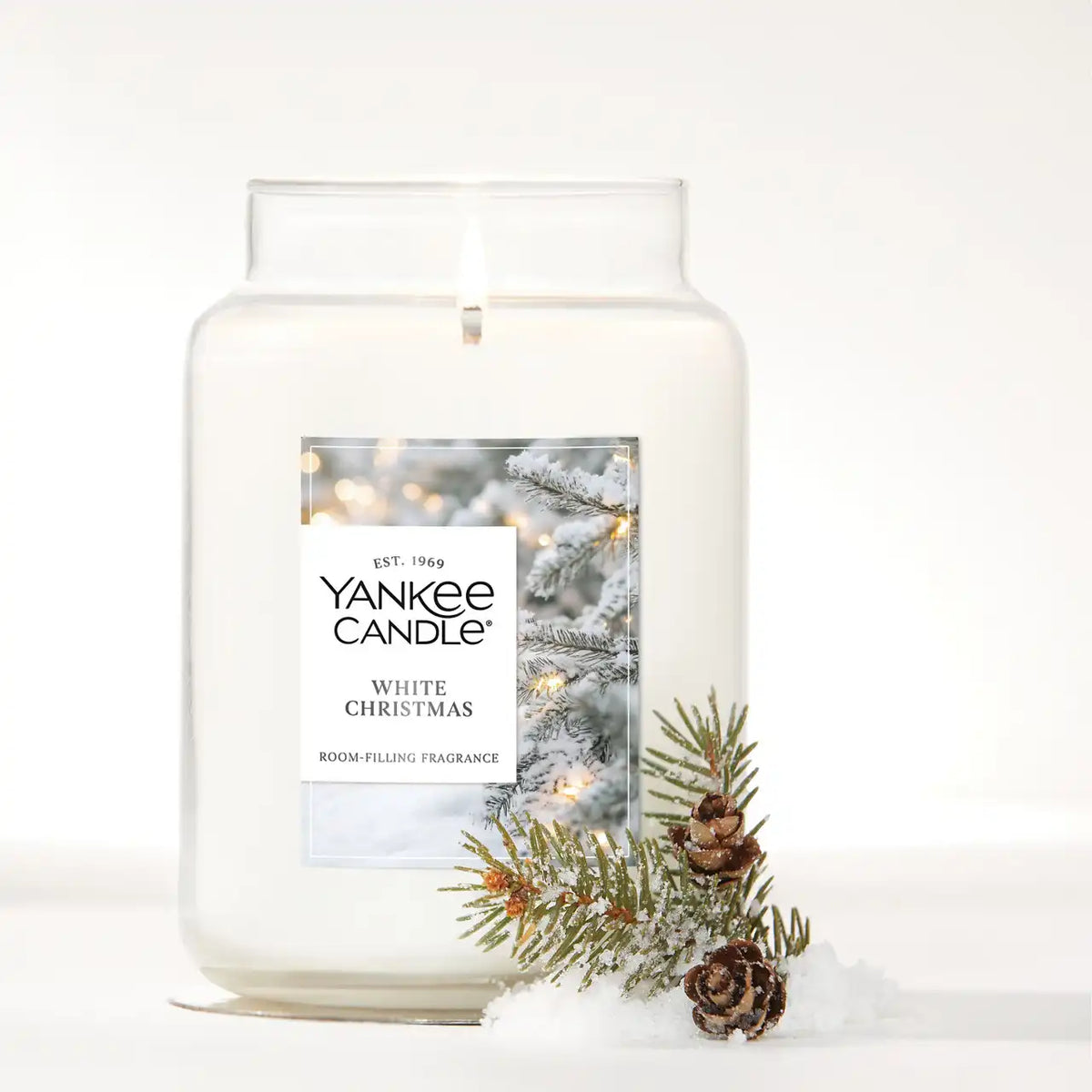 White Christmas Original Large Jar Candle