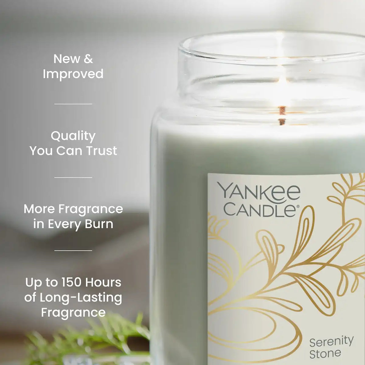 Serenity Stone Original Large Jar Candle