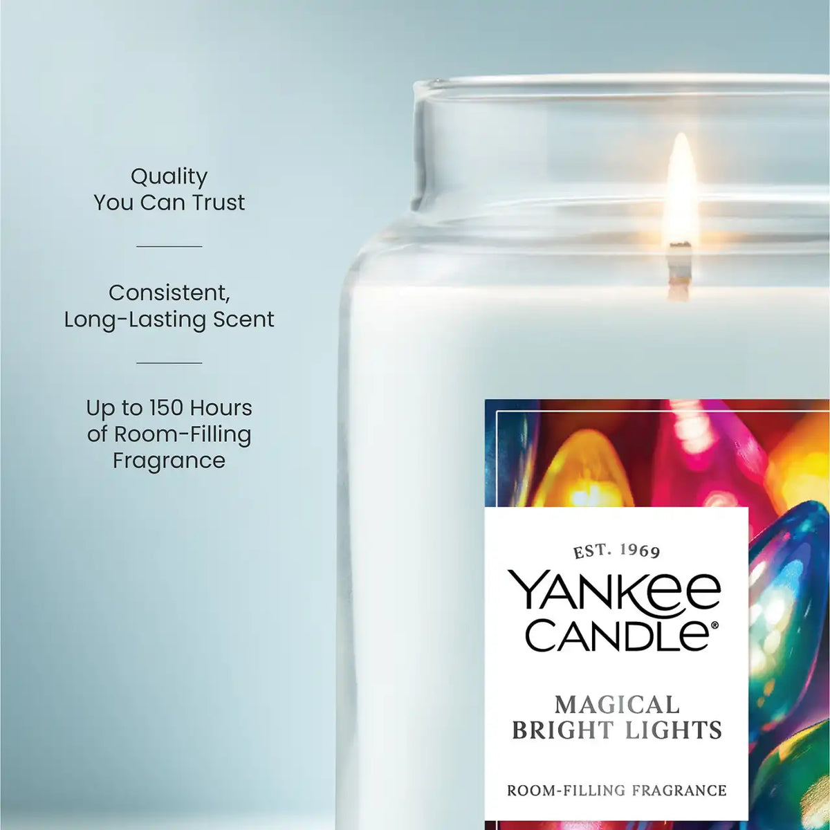 Magical Bright Lights Original Large Jar Candle