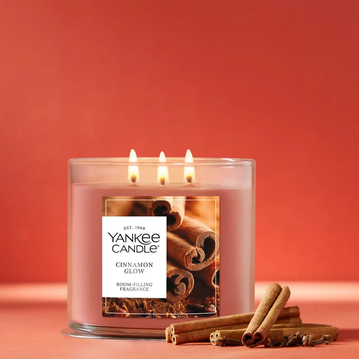 Cinnamon Glow 3-Wick Candle