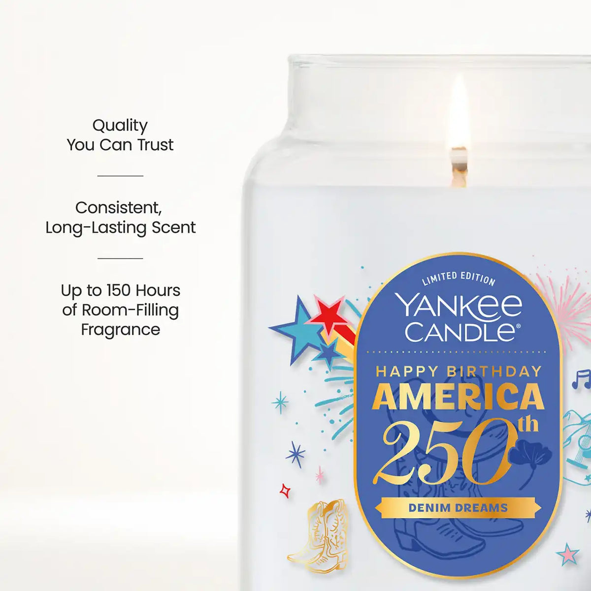 Denim Dreams Original Large Jar Candle