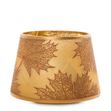 Crackle Leaves Jar Candle Shade Jar Candle Shades