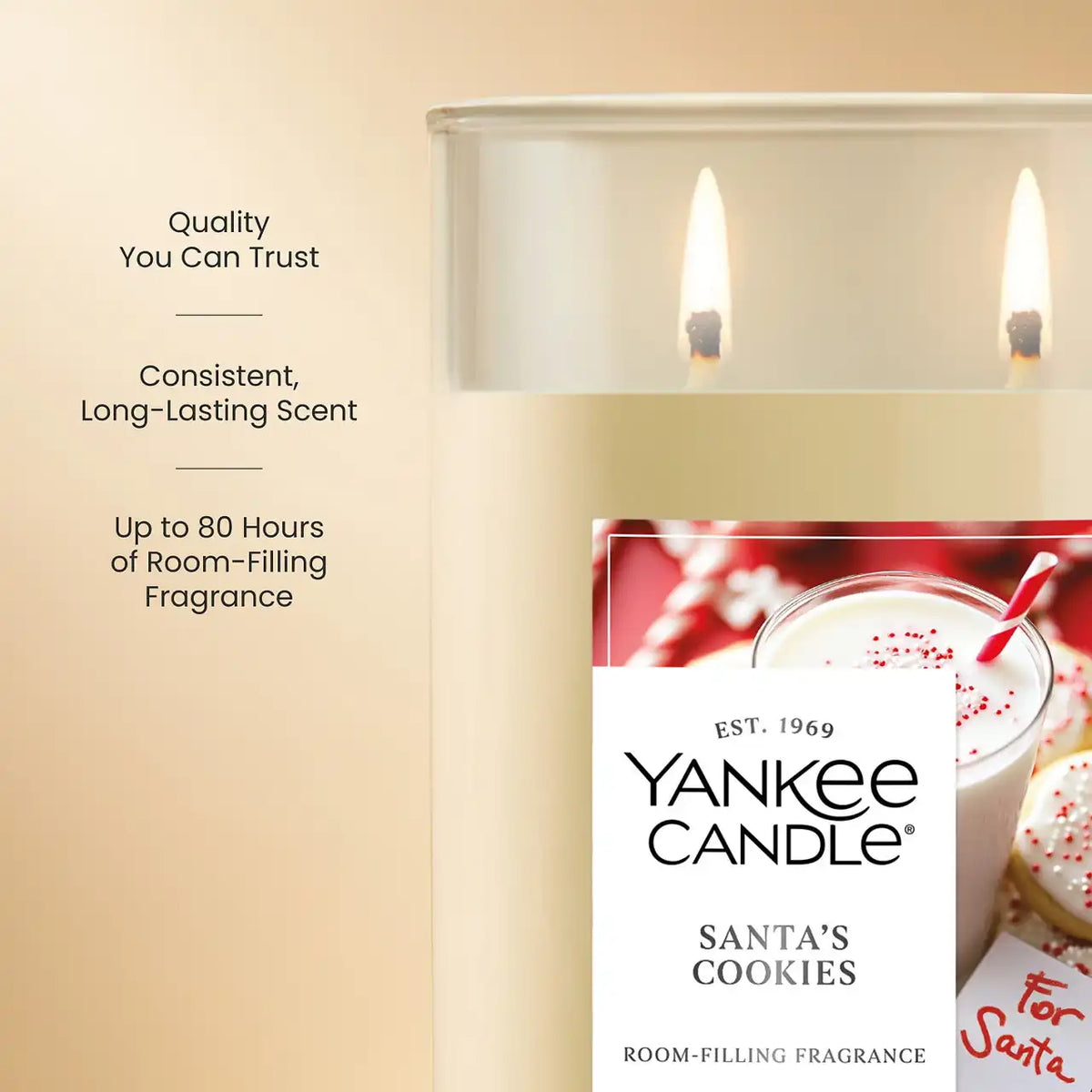 Santa's Cookies Large Tumbler Candle