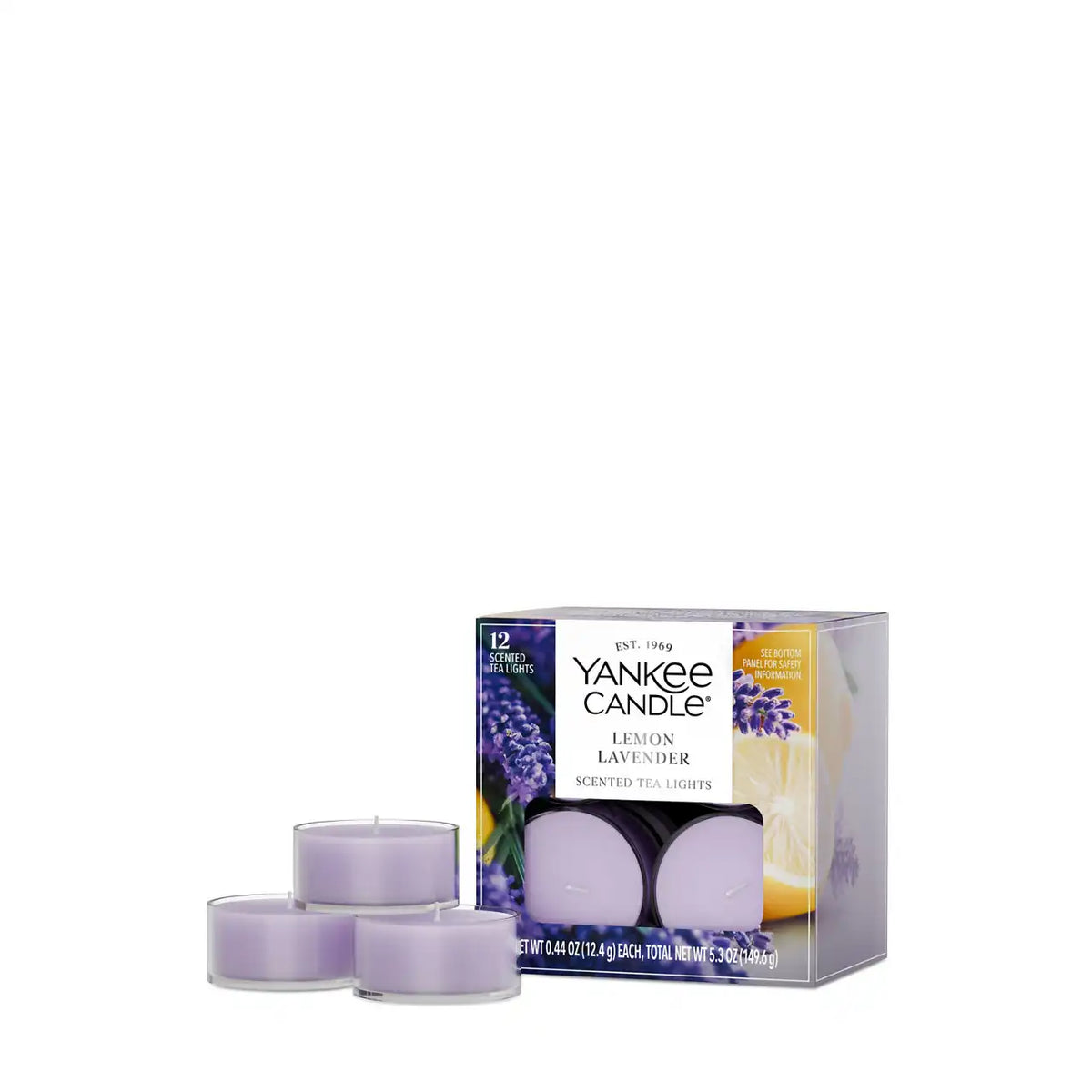 Lemon Lavender Tea Light Candles