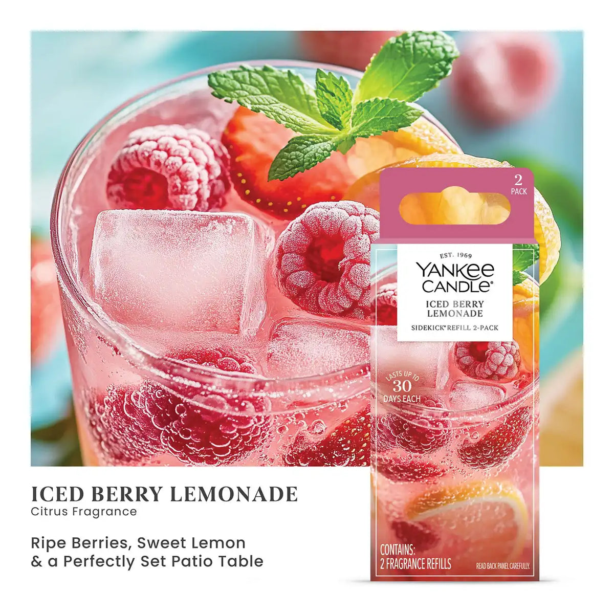 Iced Berry Lemonade Sidekick® 2-Pack Fragrance Refills
