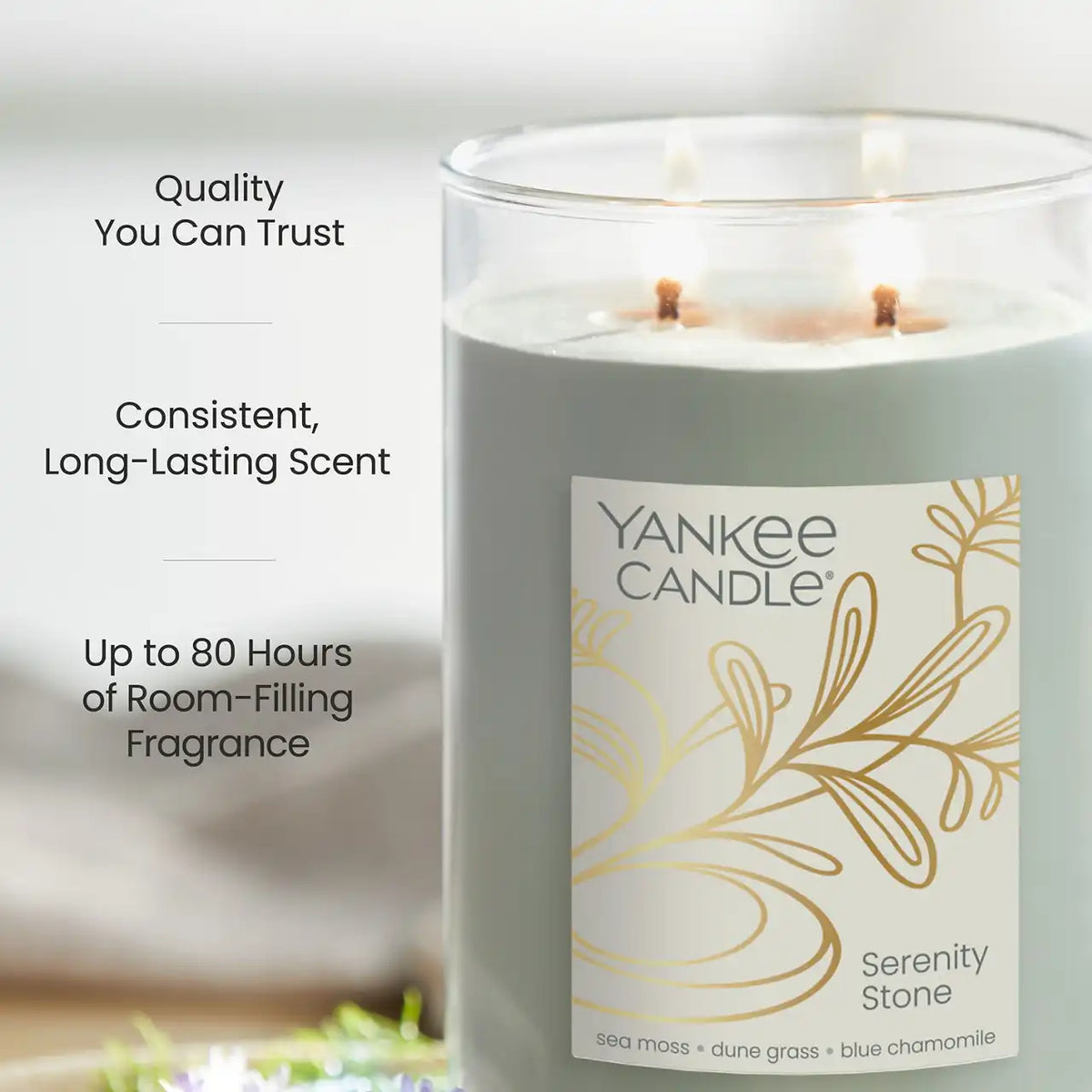 Serenity Stone Large Tumbler Candle