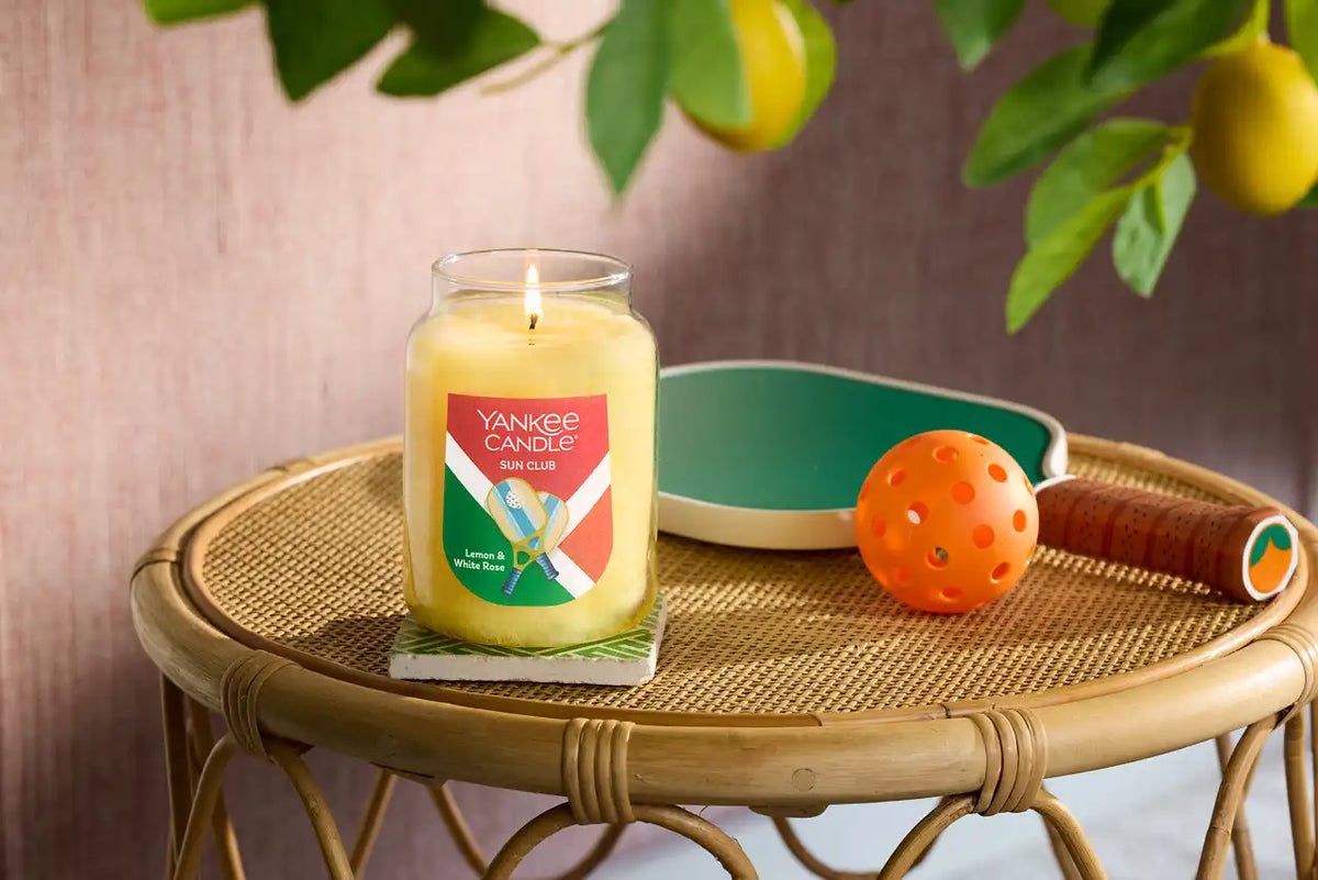 Sun Club - Lemon & White Rose Original Large Jar