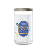 Denim Dreams Medium Signature Pillar Candles