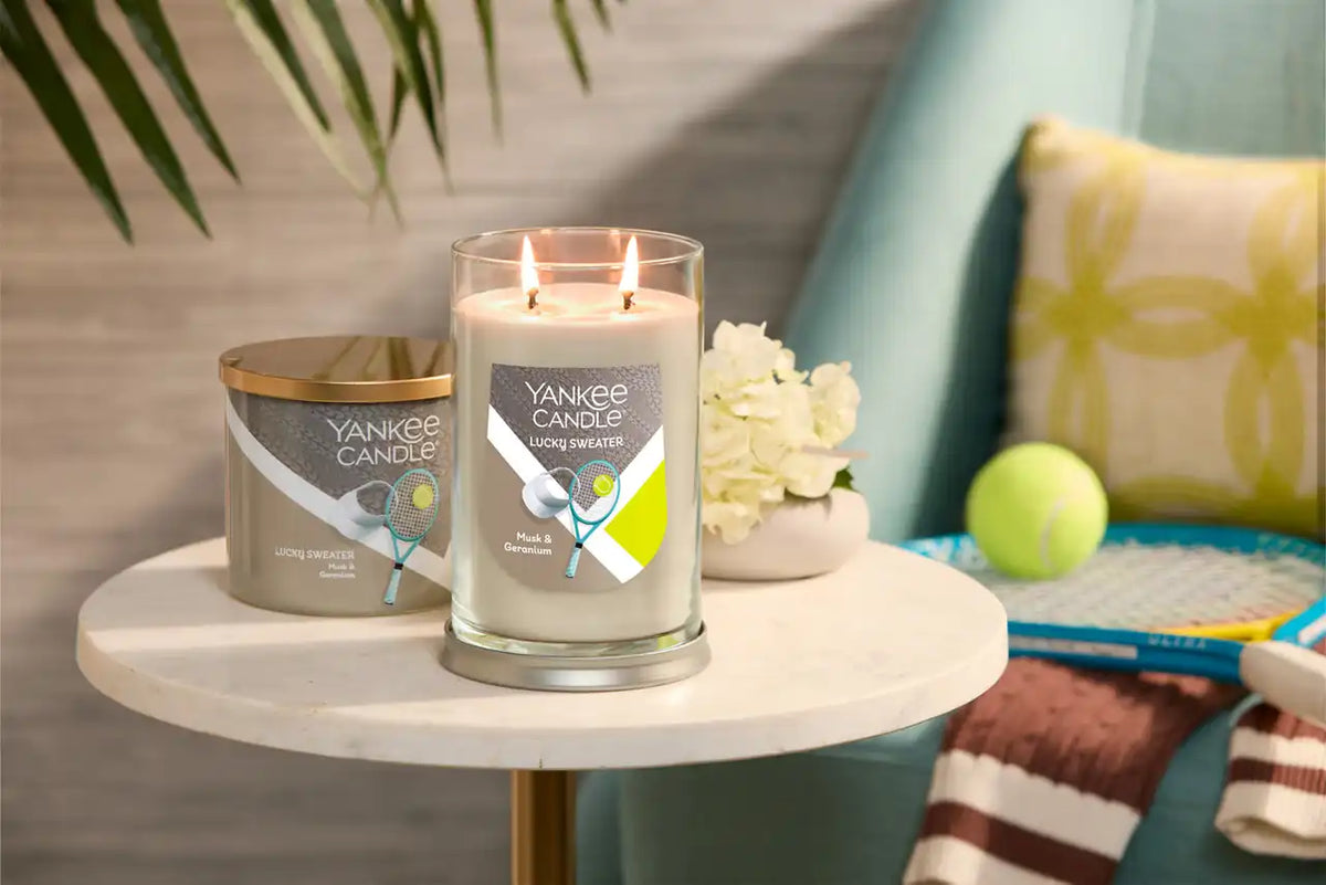Lucky Sweater - Musk & Geranium 3-Wick Candle