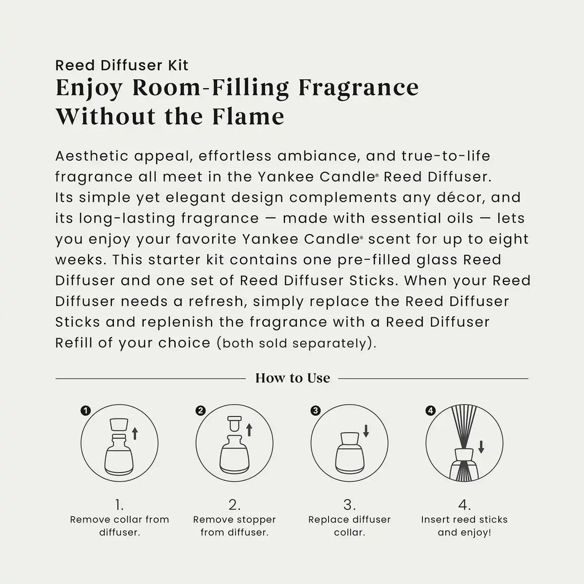 Coconut Beach Reed Diffuser Kit