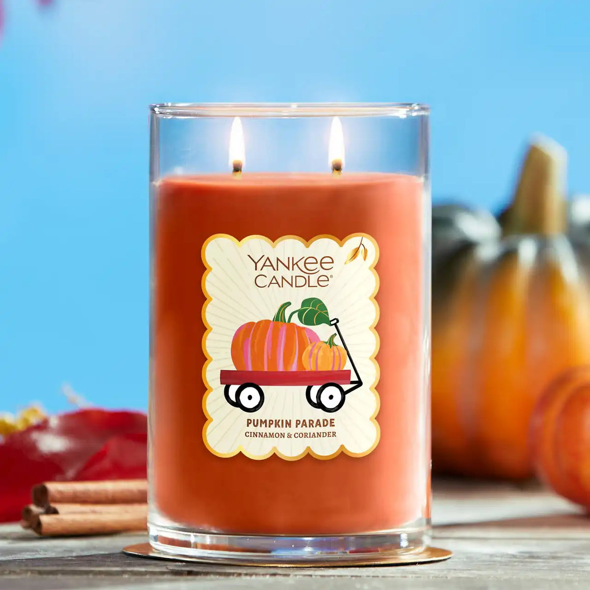 Pumpkin Parade Large Tumbler Candle