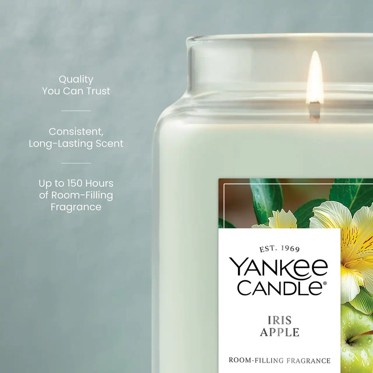 Iris Apple Original Large Jar Candle