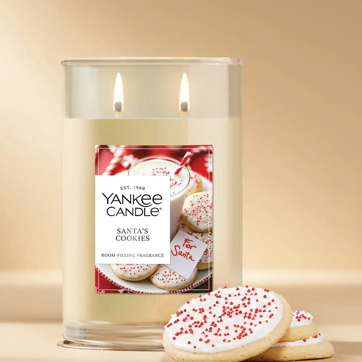 Santa's Cookies Large Tumbler Candle