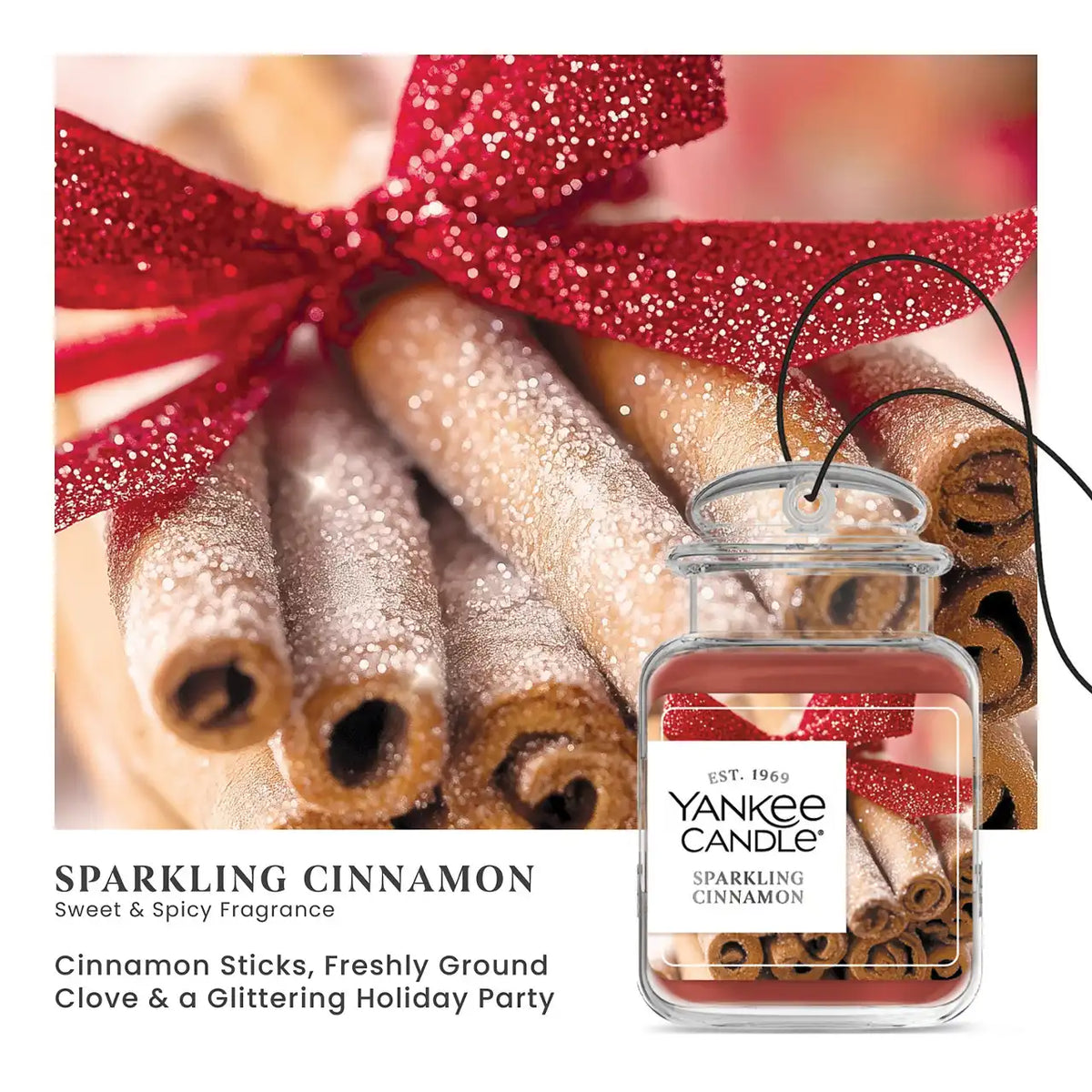 Sparkling Cinnamon Car Jar® Ultimate