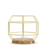 Caged Gold Jar Candle Holder Jar Candle Holder