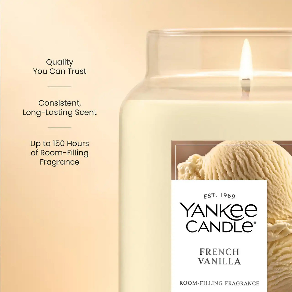 French Vanilla Original Large Jar Candle