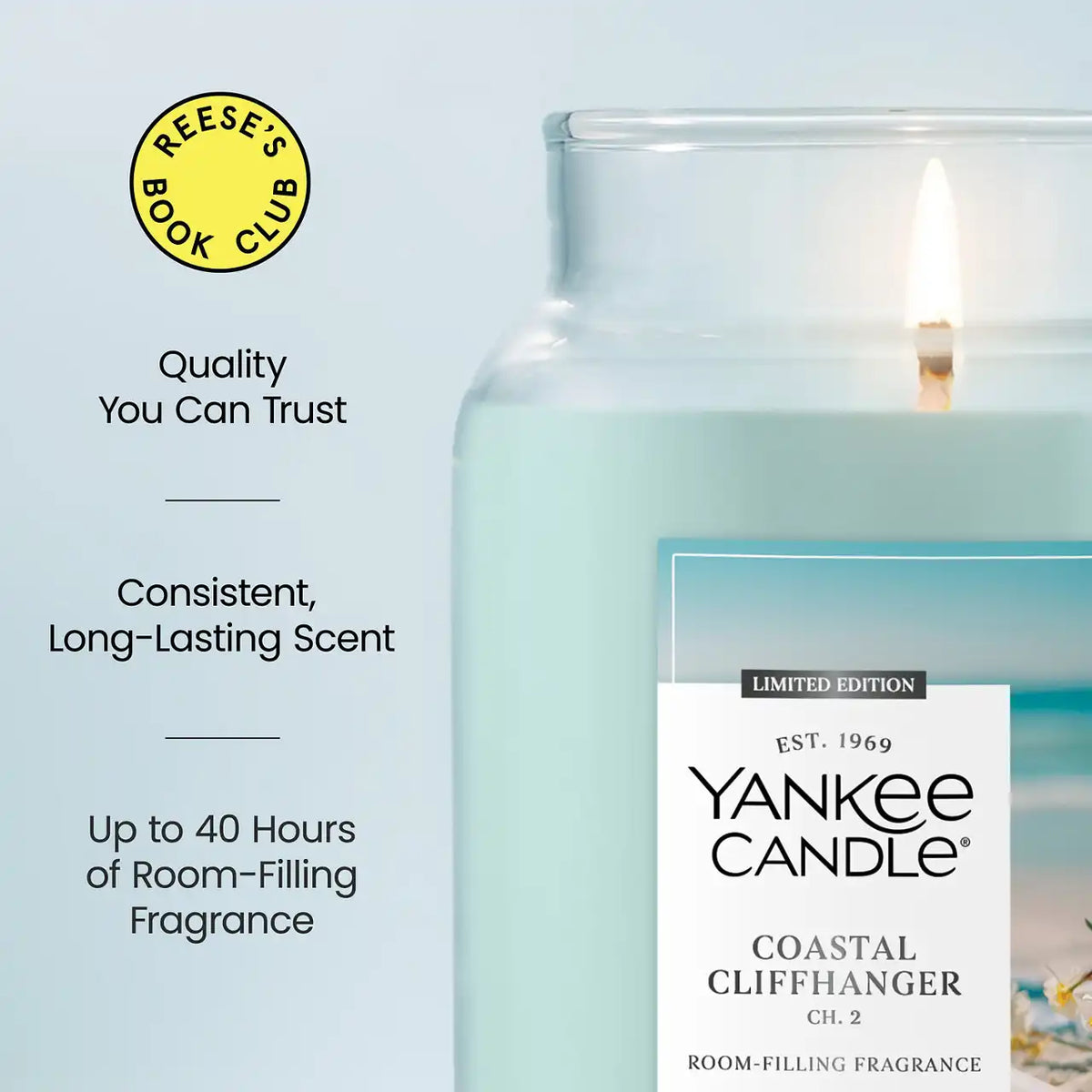 Coastal Cliffhanger Original Large Jar Candle
