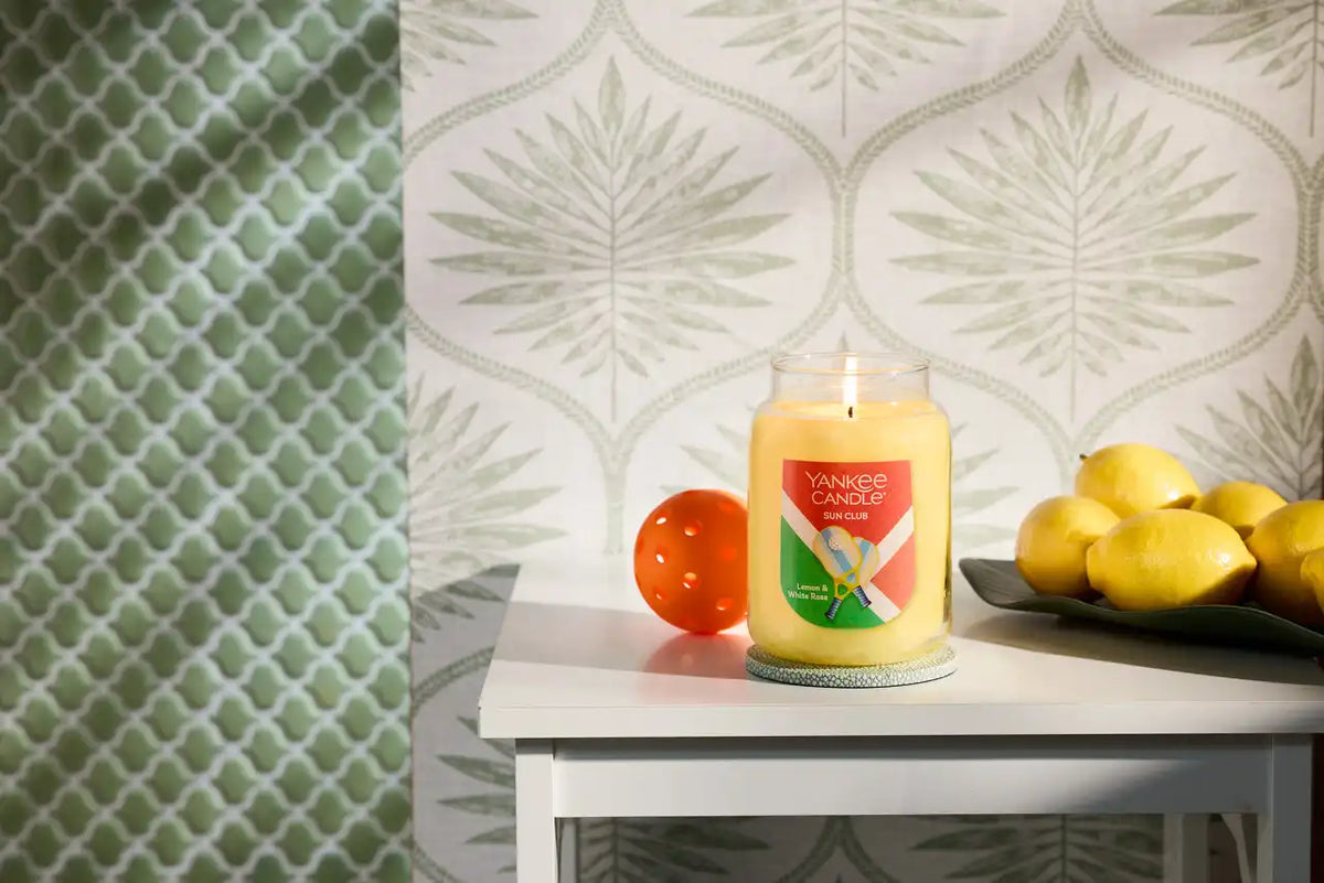 Sun Club - Lemon & White Rose Original Large Jar