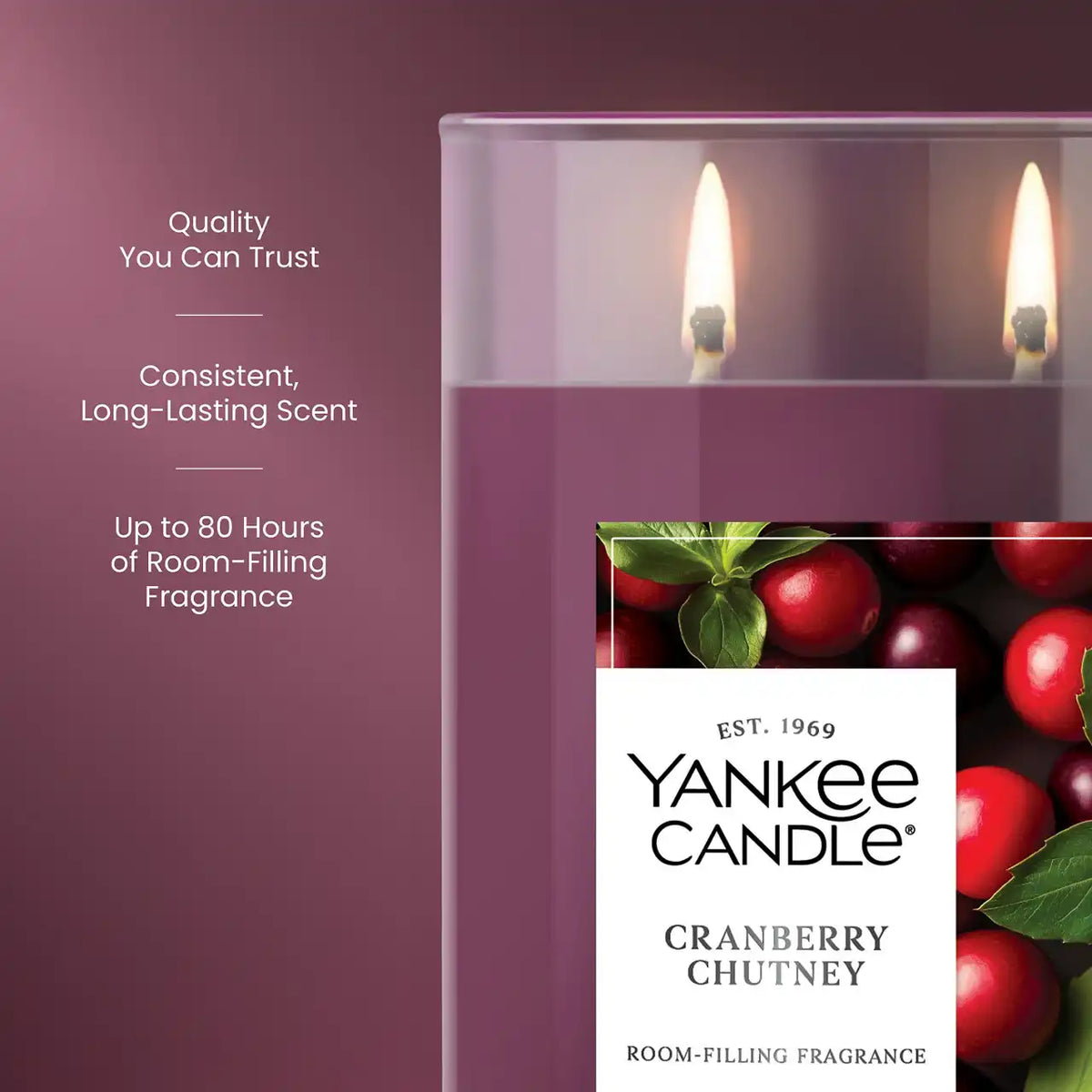 Cranberry Chutney Large Tumbler Candle