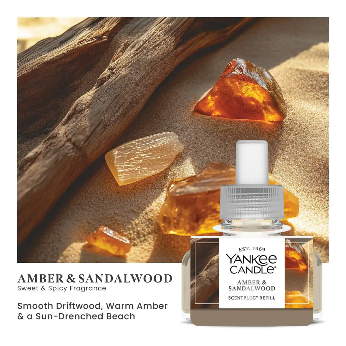 Amber & Sandalwood ScentPlug® Refill