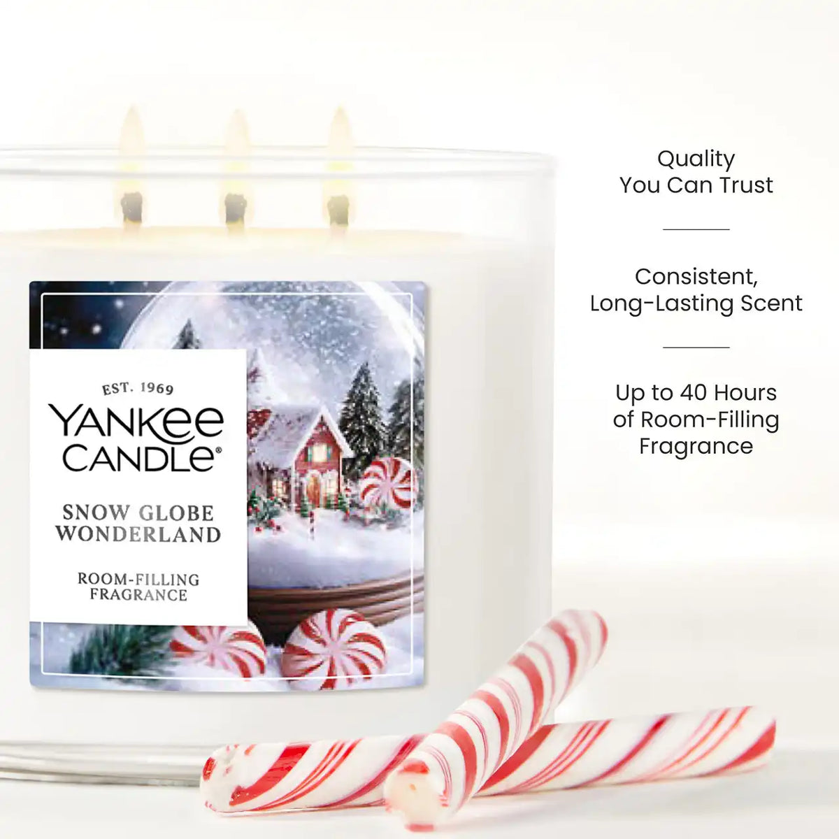 Snow Globe Wonderland 3-Wick Candle