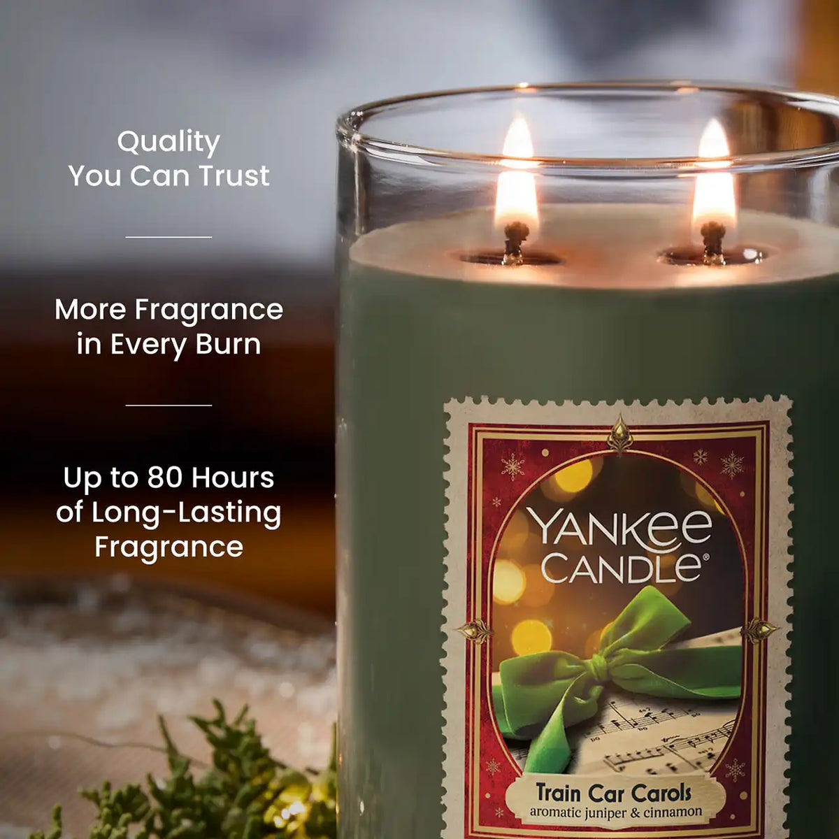 Train Car Carols Large Tumbler Candle