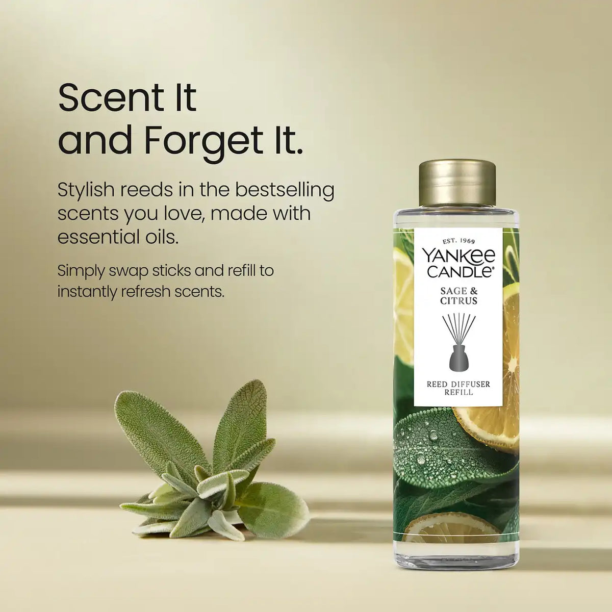 Sage & Citrus Reed Diffuser Refill