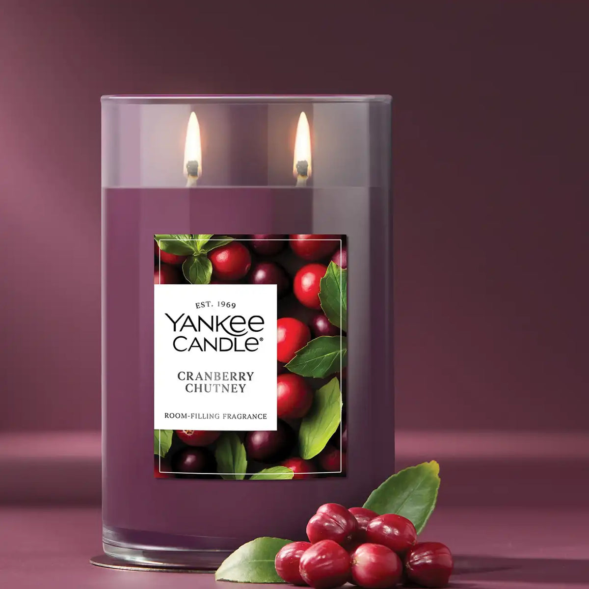 Cranberry Chutney Large Tumbler Candle