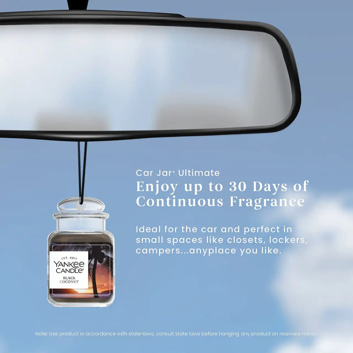 Black Coconut Car Jar® Ultimate
