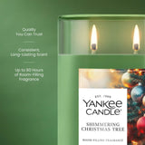 Shimmering Christmas Tree Large Tumbler Candle