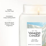 Clean Cotton® Original Large Jar Candle