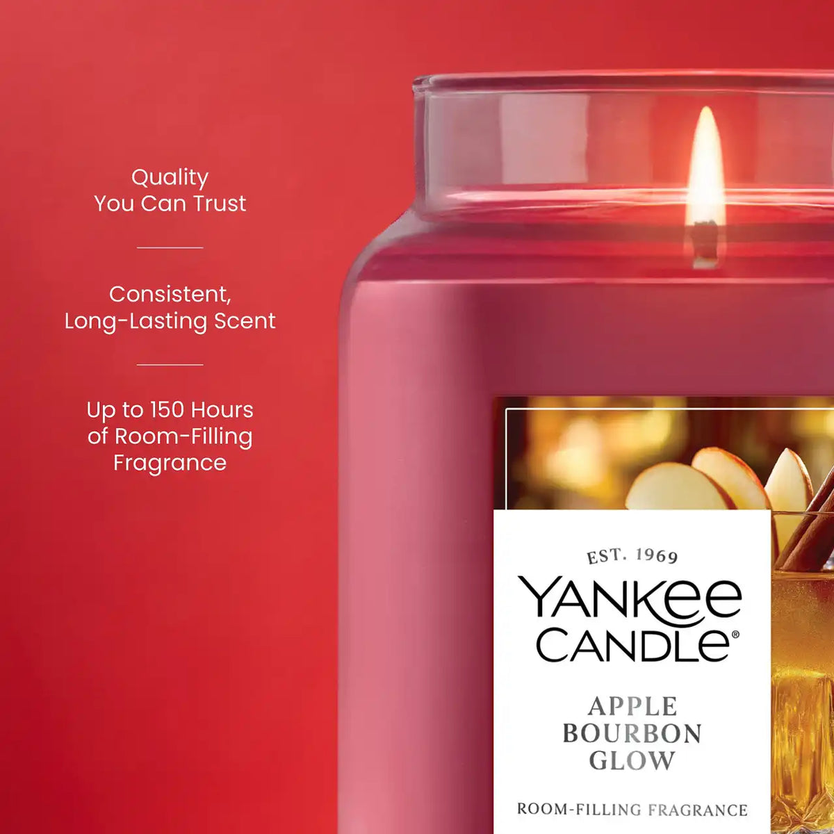 Apple Bourbon Glow Original Large Jar Candle