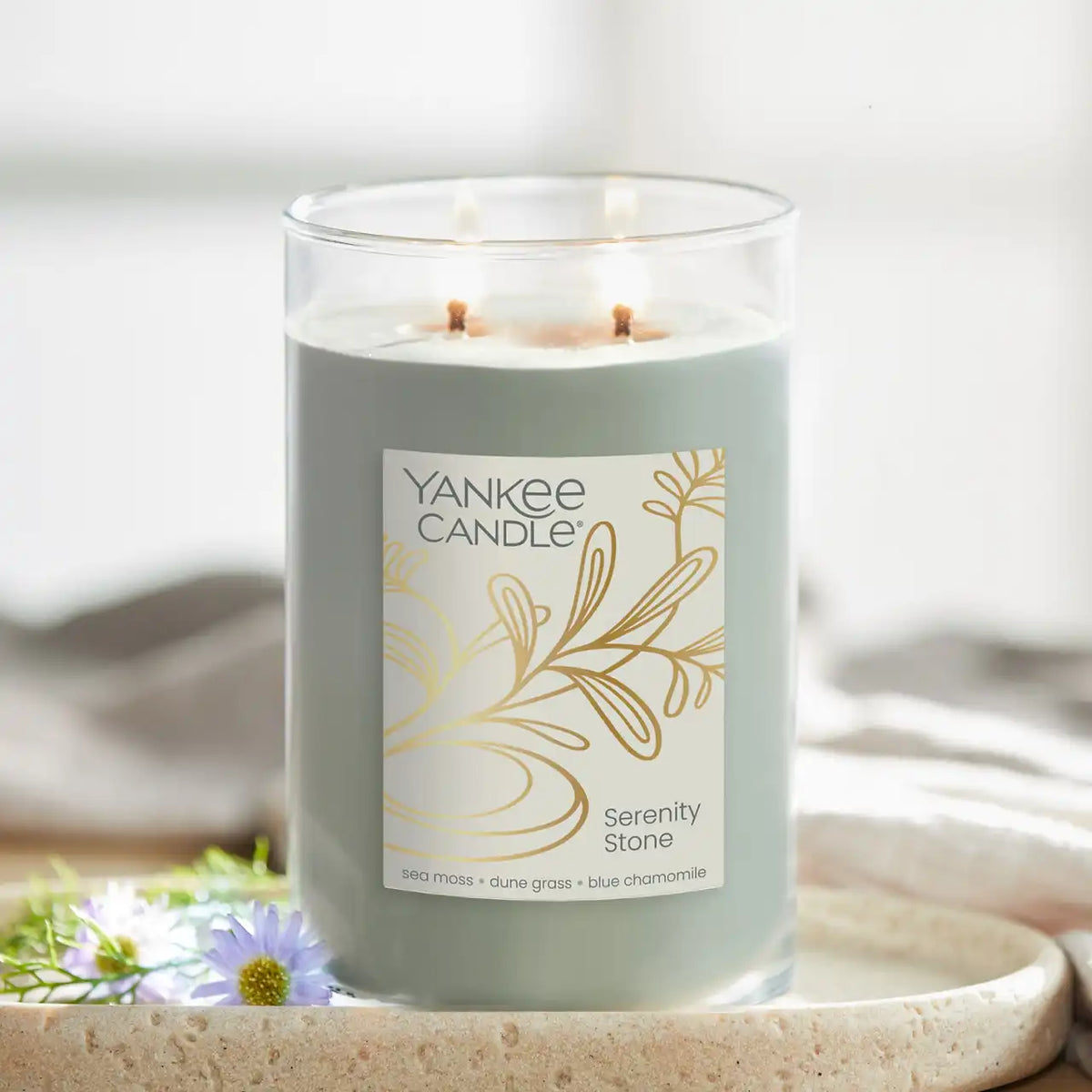Serenity Stone Large Tumbler Candle