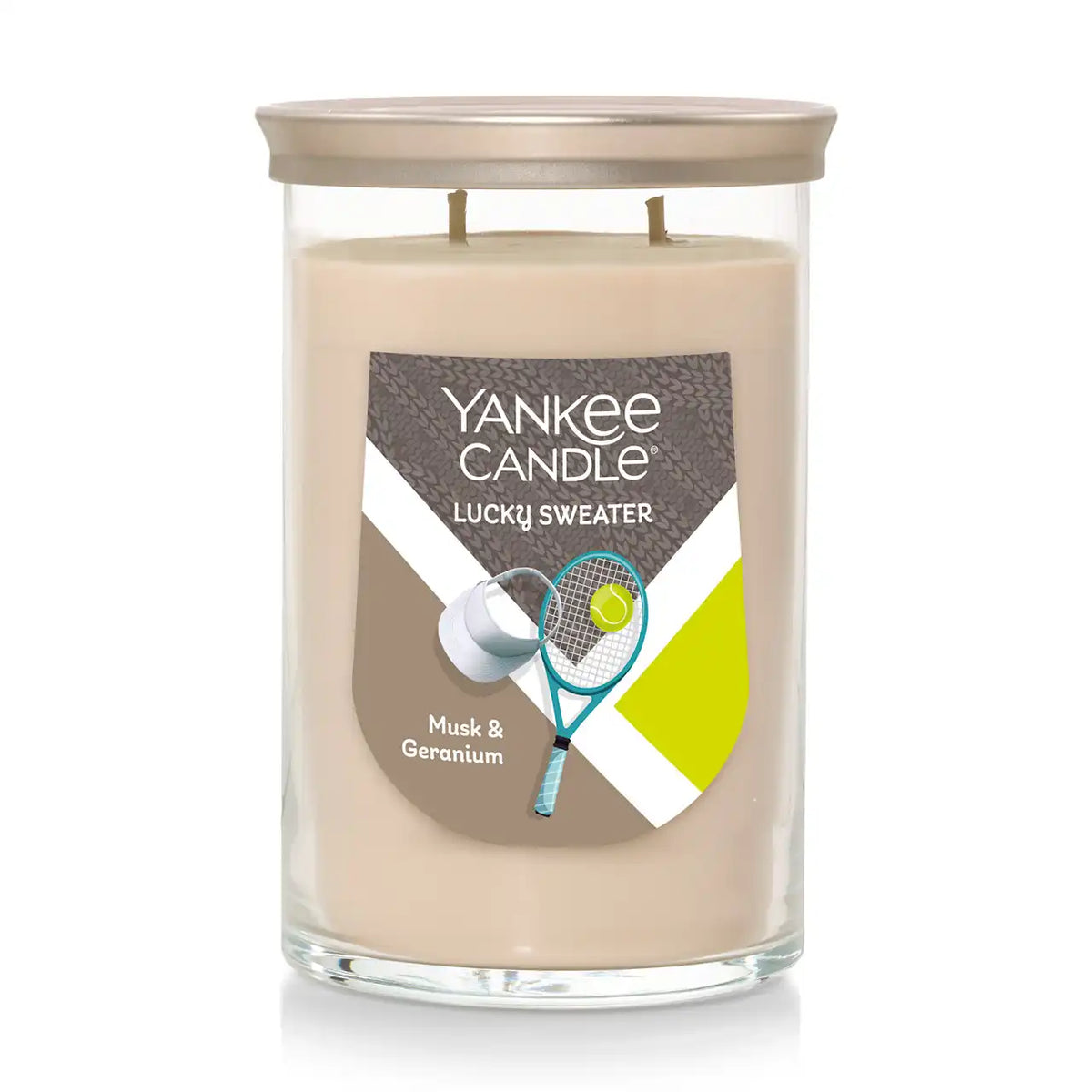 Lucky Sweater - Musk & Geranium Large Tumbler Candle